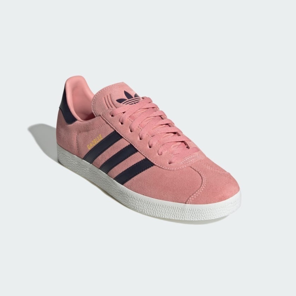 NIB NWT Men's Size 11.5 Adidas Gazelle in Pink with Black Stripes🔥🔥 - Picture 5 of 15